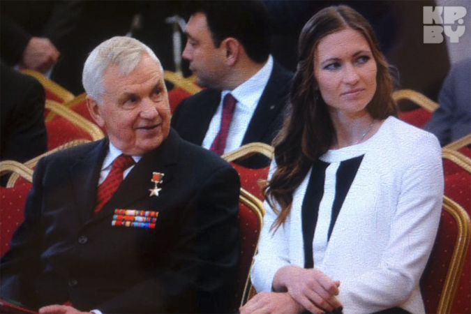 Фото: Дарья Домрачева на инаугурации  Лукашенко