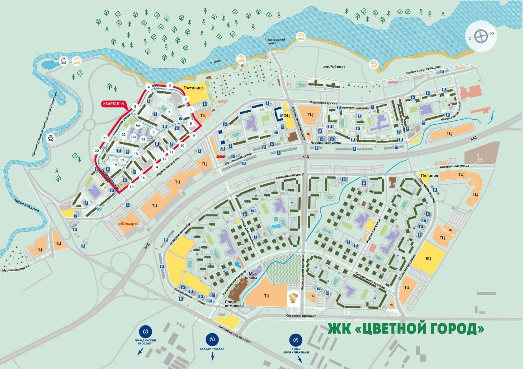 Карта 19 квартала