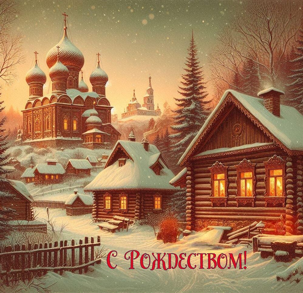 35+ рождественских открыток 2024: скачать бесплатно и распечатать ...