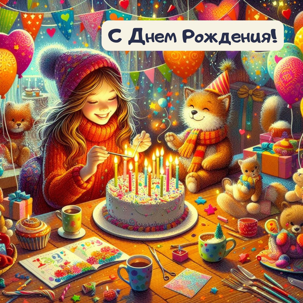 70+ открыток «С днем рождения»: скачать бесплатно и распечатать ...