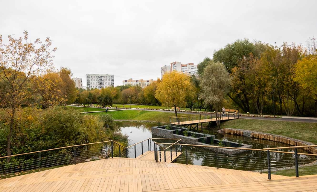 Парк в медведково на яузе