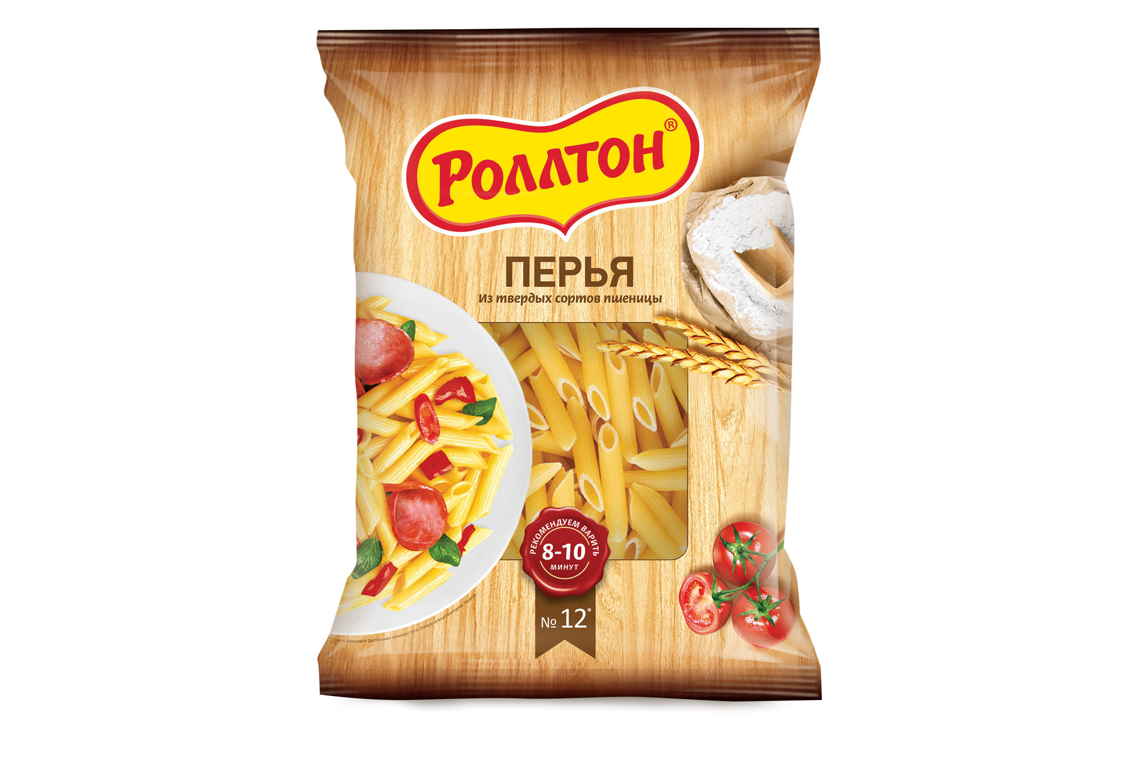 Макароны Роллтон перья 400г