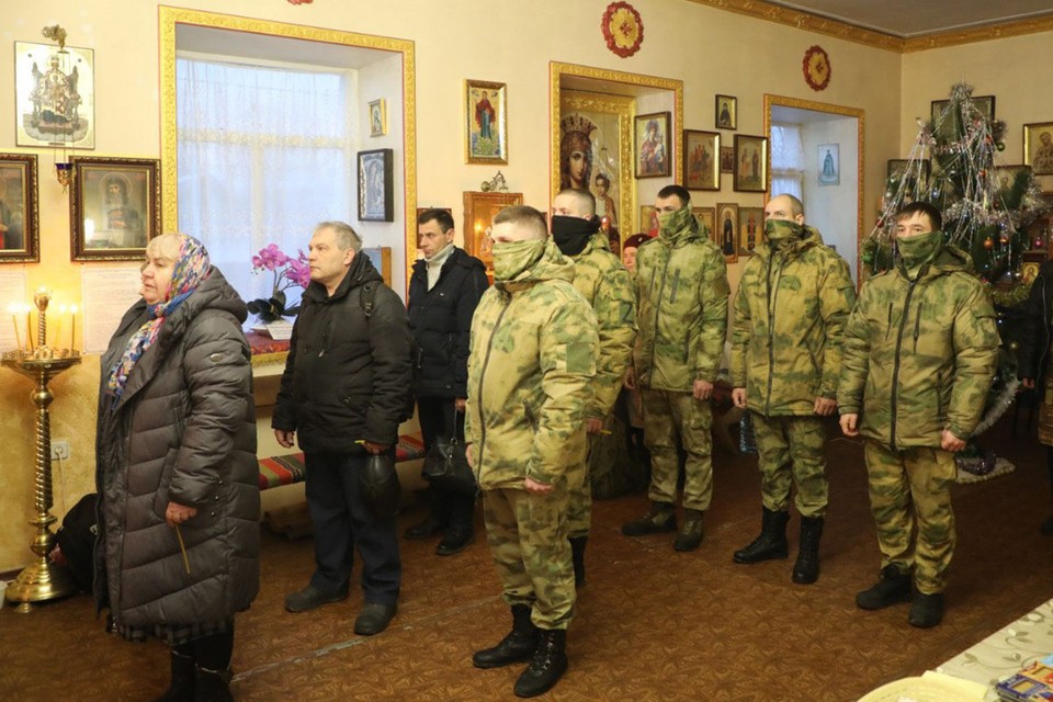 Участники СВО исповедались и причастились