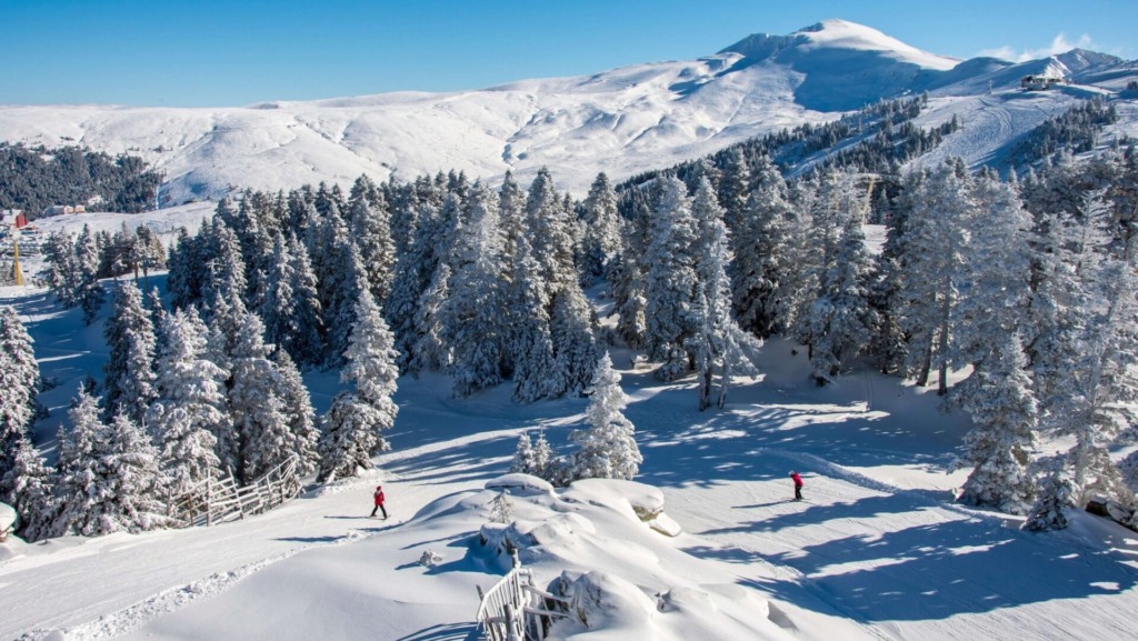 Горнолыжный курорт Улудаг в Бурсе.