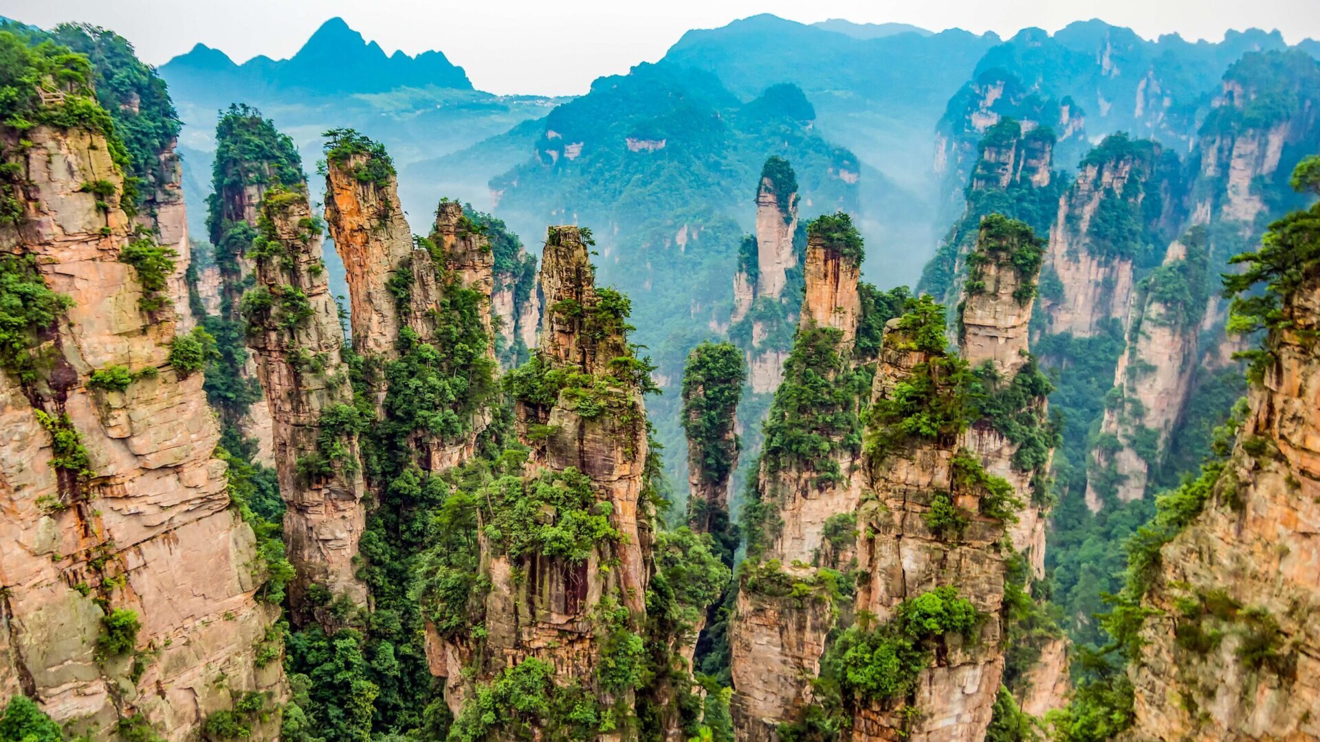 Горы Чжанцзяцзе. 