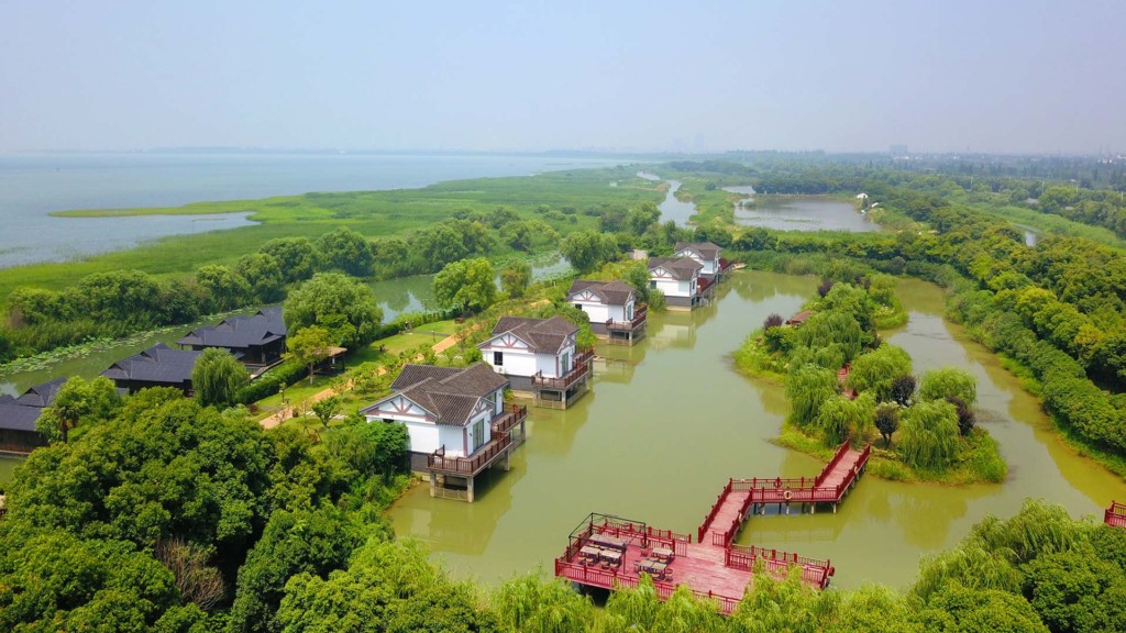 Озеро Тайху в Сучжоу