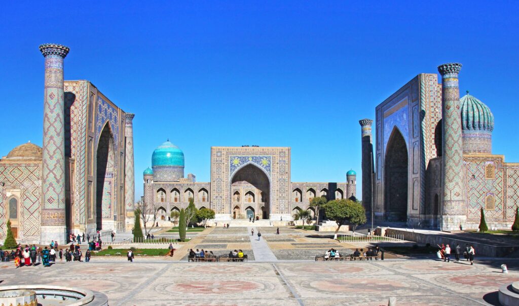 Площадь Регистан — сердце древнего Самарканда.