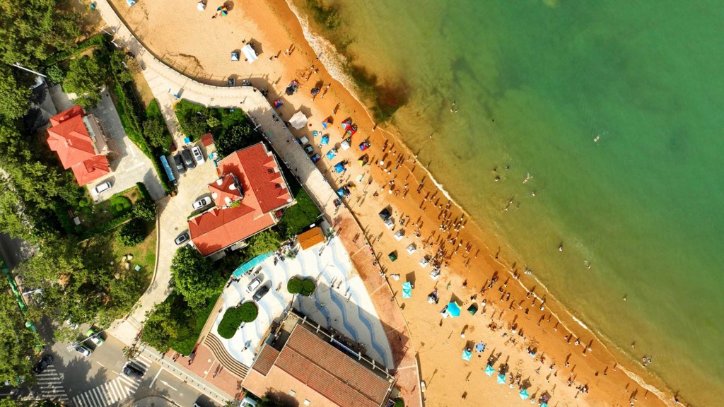 пляж в Циндао