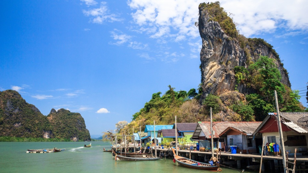 Деревня морских цыган недалеко от Пхукета.