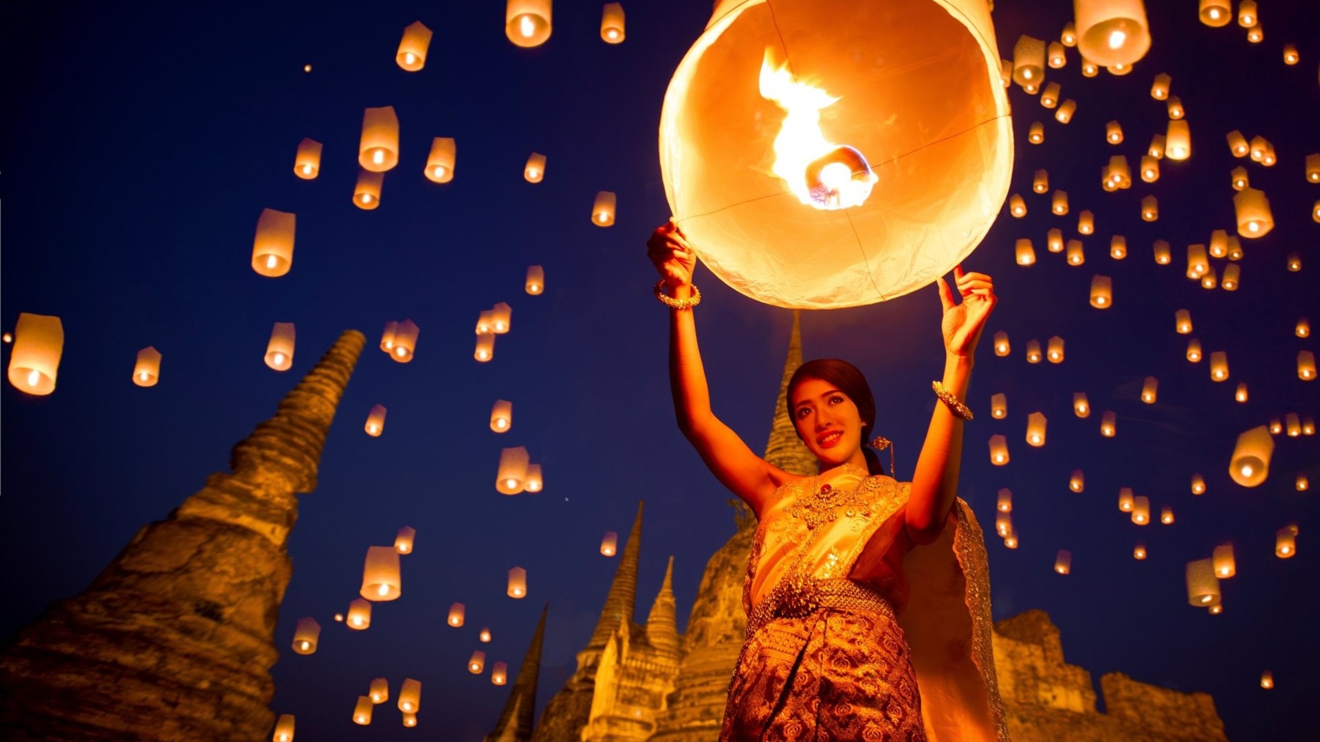 Фестиваль небесных фонариков.