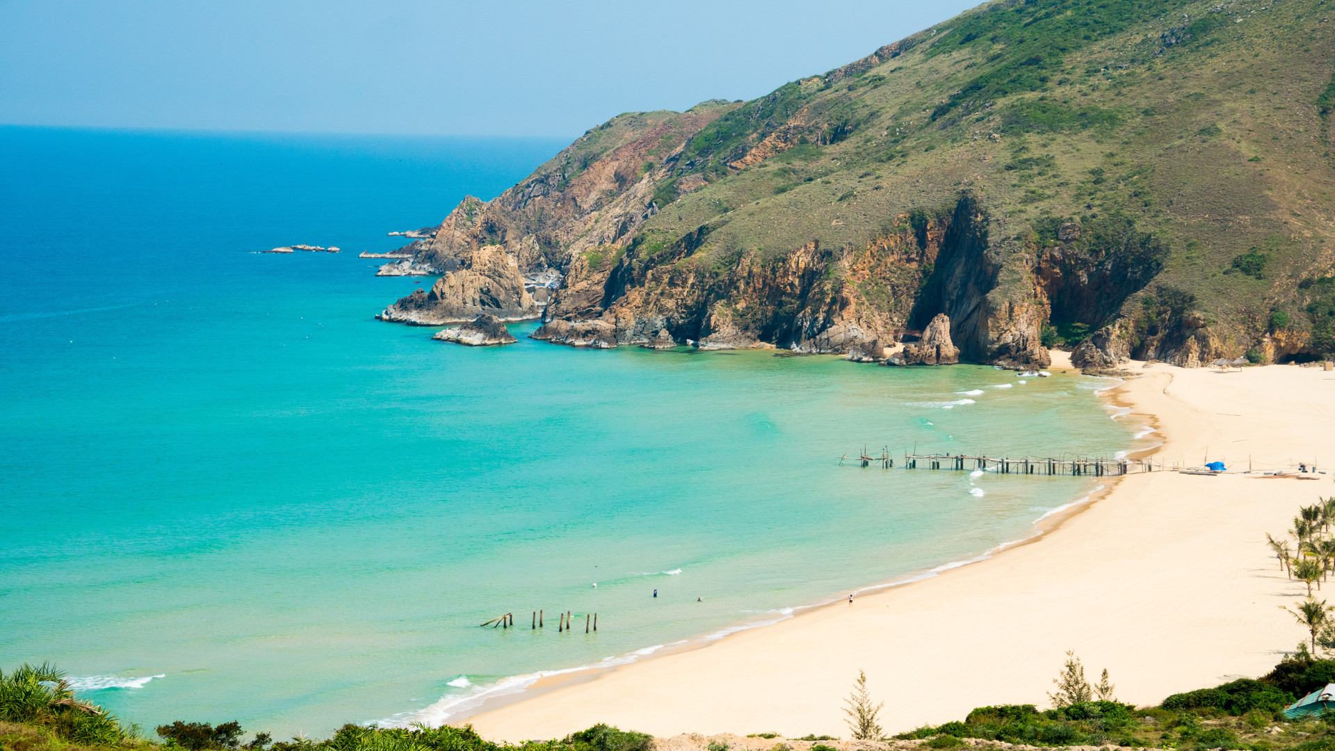 Пляж в Куинене