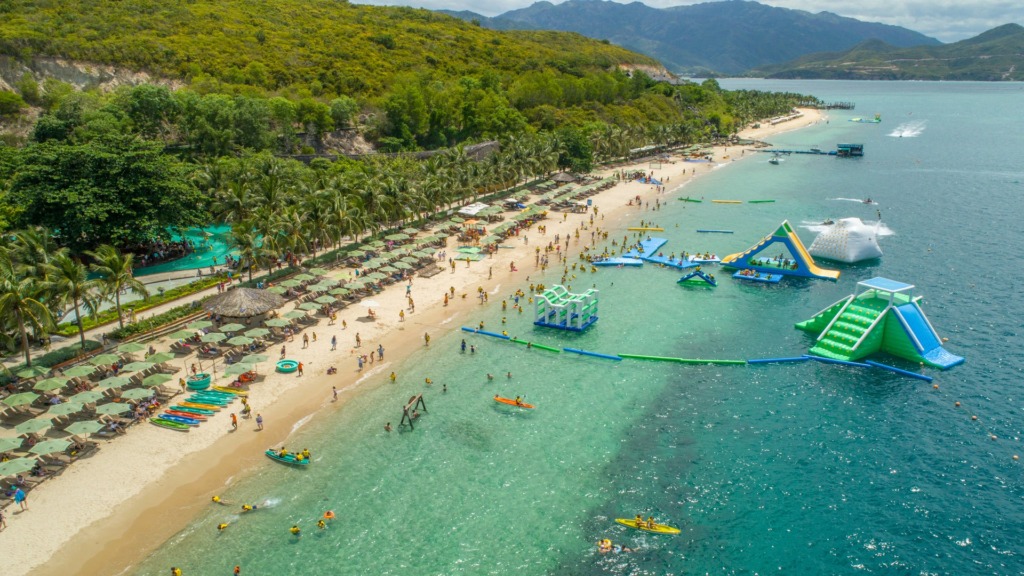 Пляж на острове Хон-Там, Нячанг.