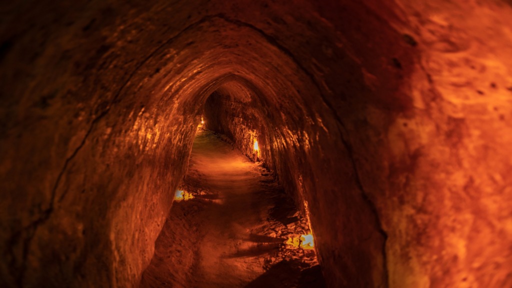 Система подземных тоннелей Кути.