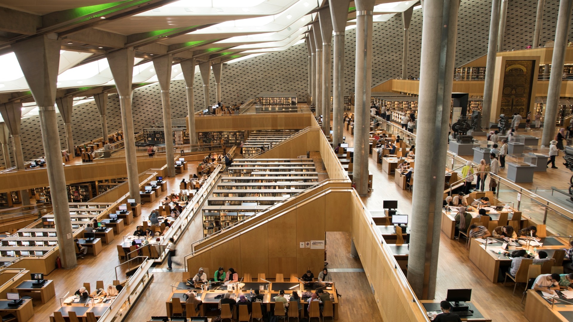 Александрийская библиотека, Египет.