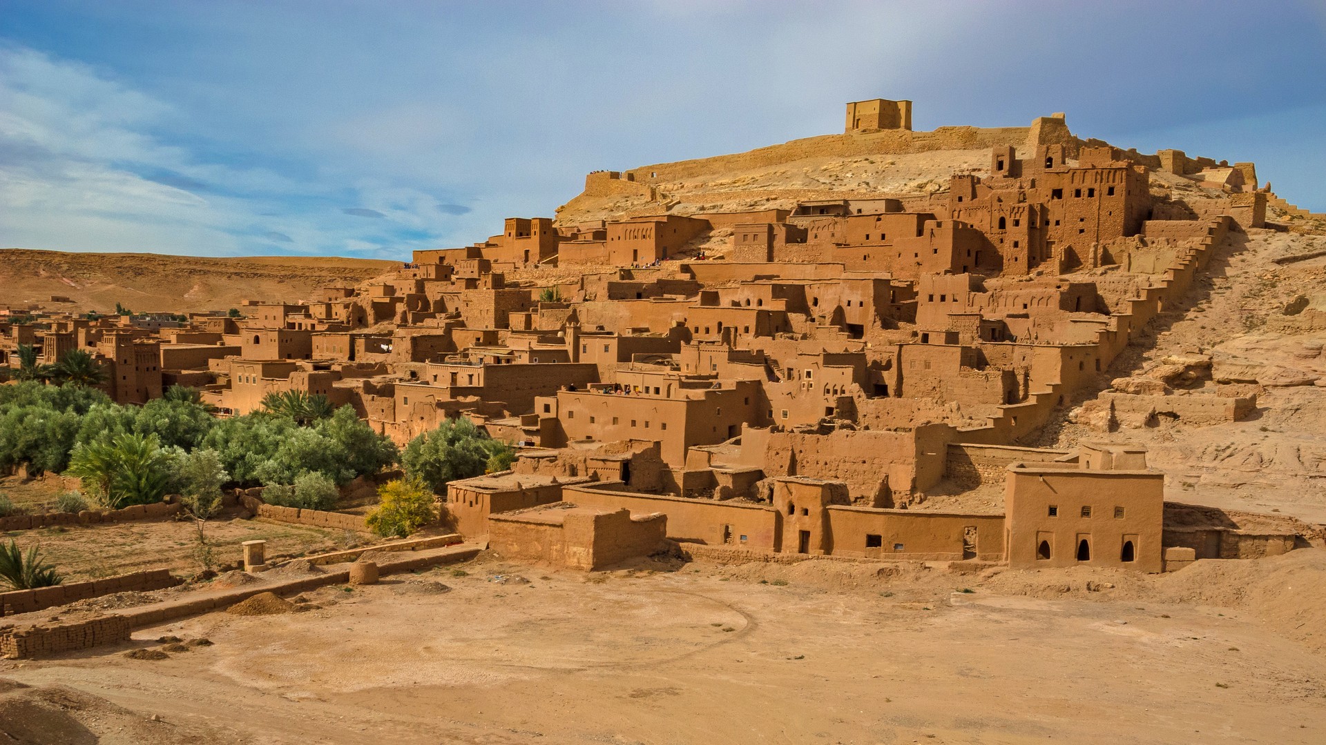 Город Айт-Бен-Хадду, Марокко.