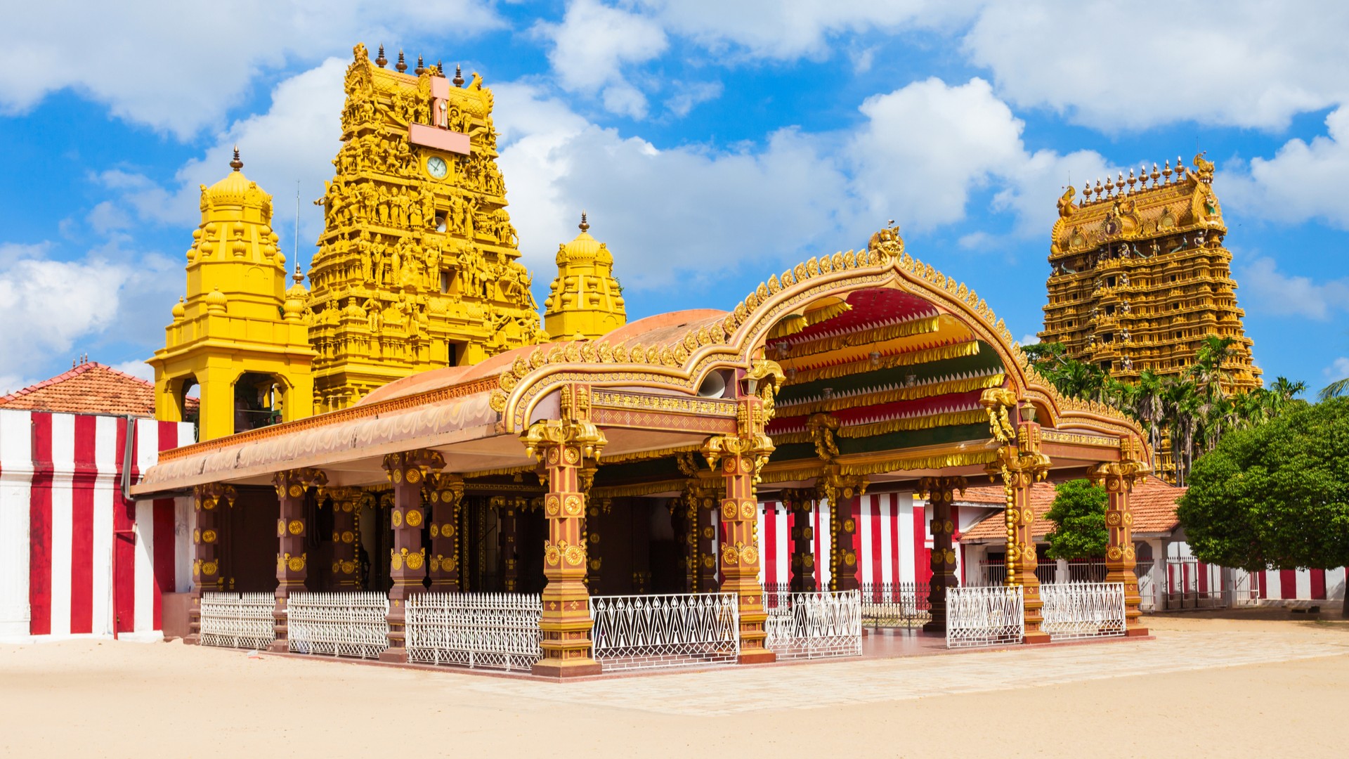 Храм Наллур Кандасвами в округе Джафна.