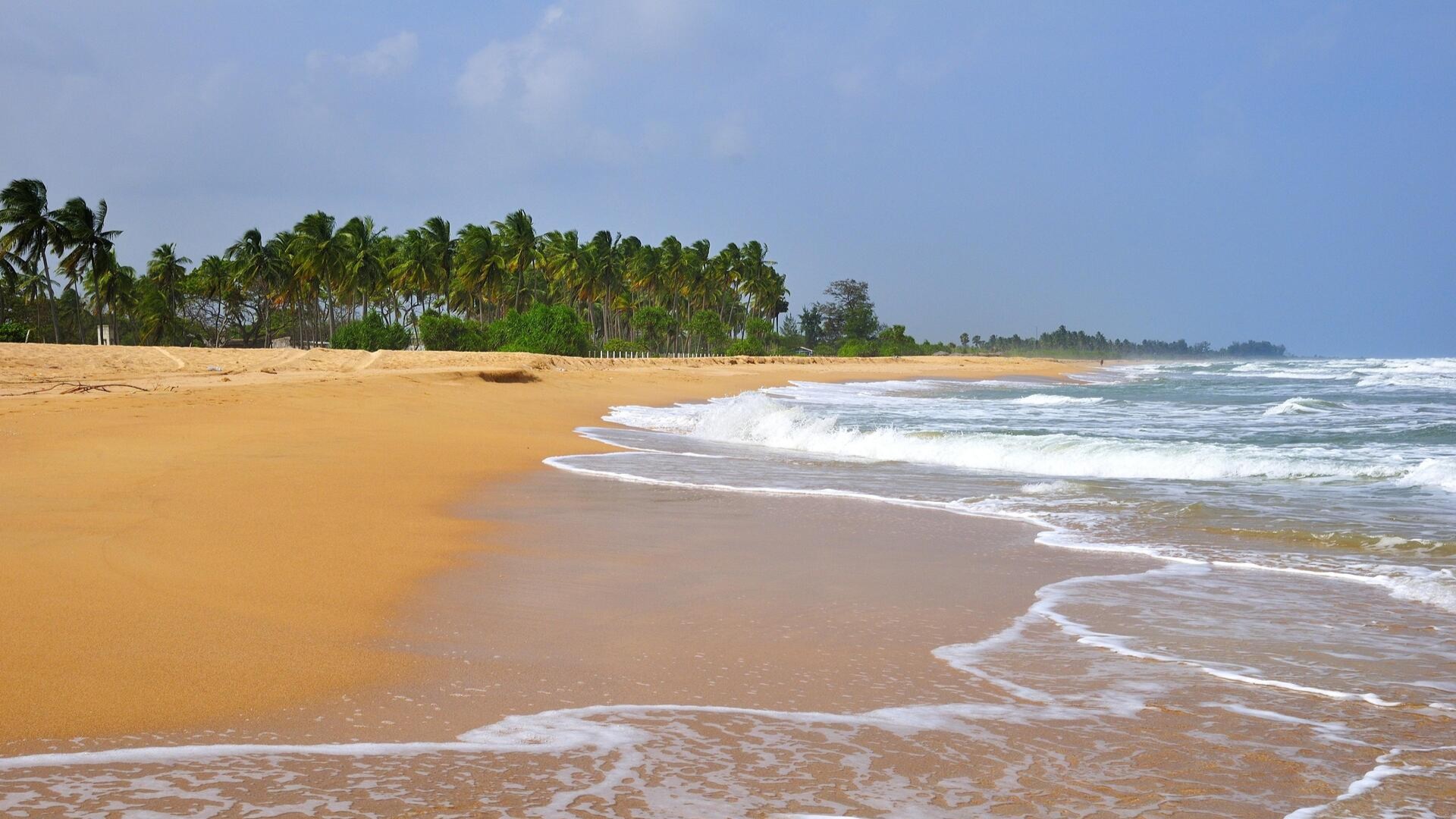 Песчаный пляж Нилавели.