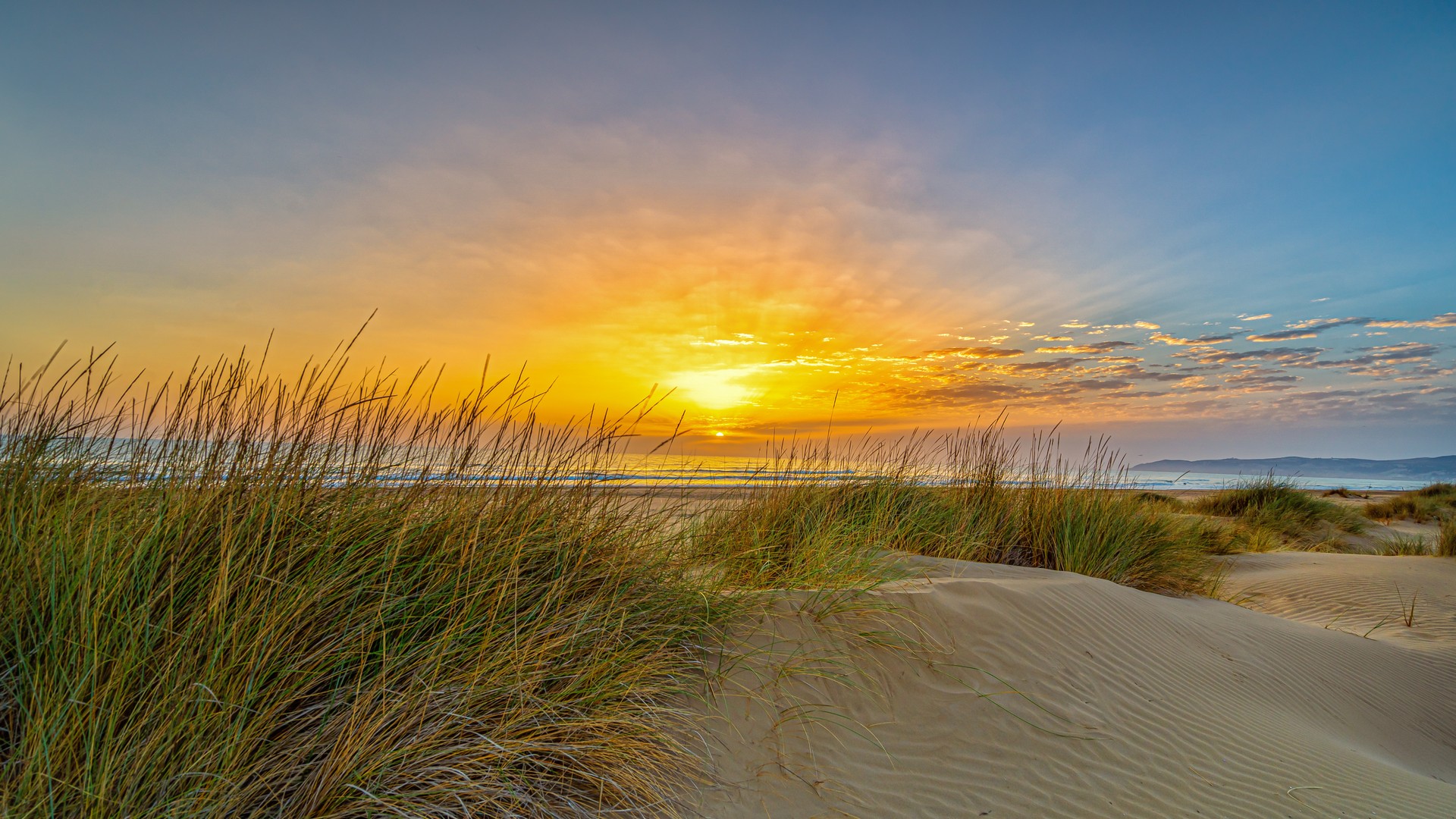 Вид на море и восход солнца в Саидии.