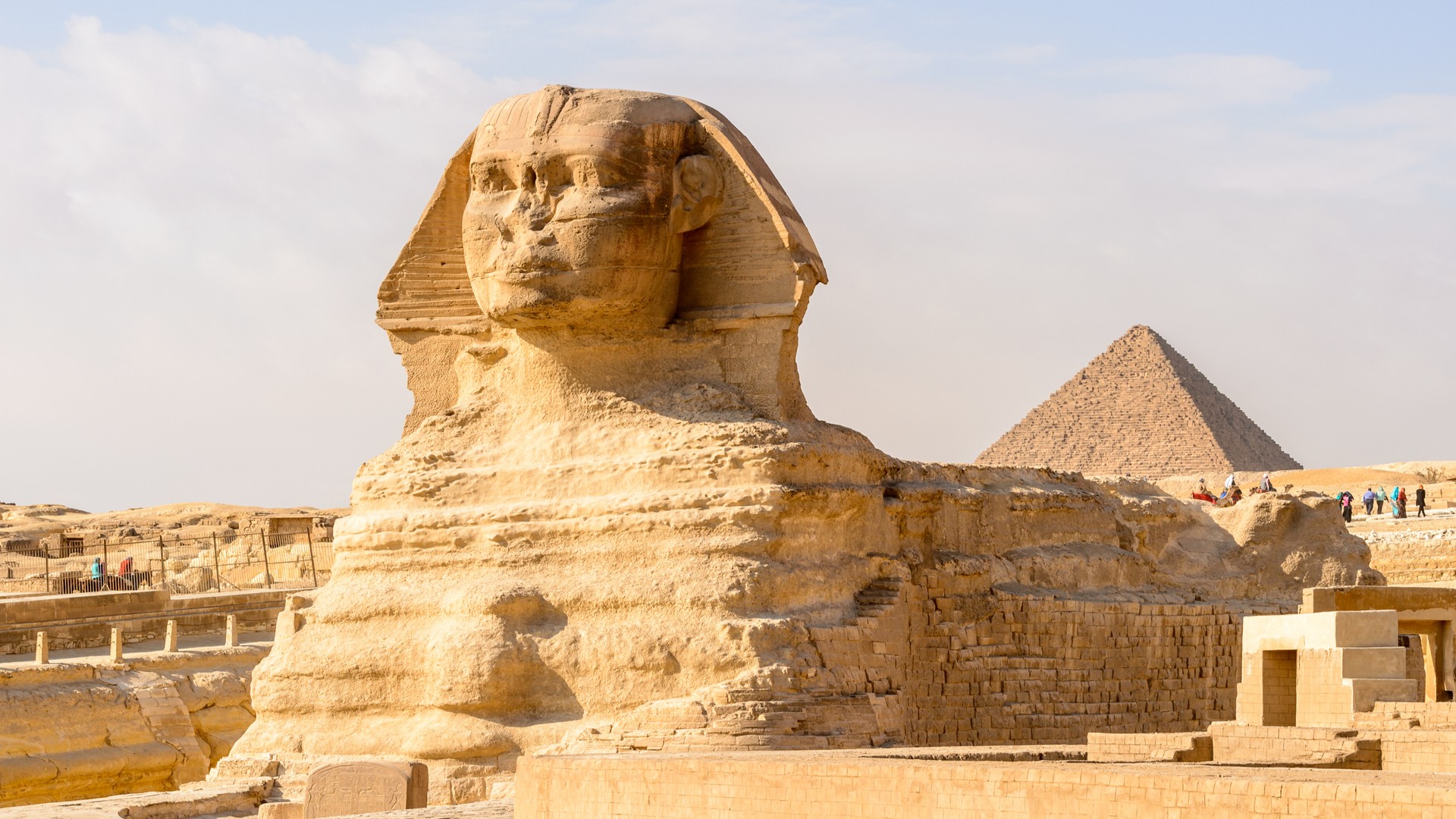 Большой Сфинкс Гизы, Египет.