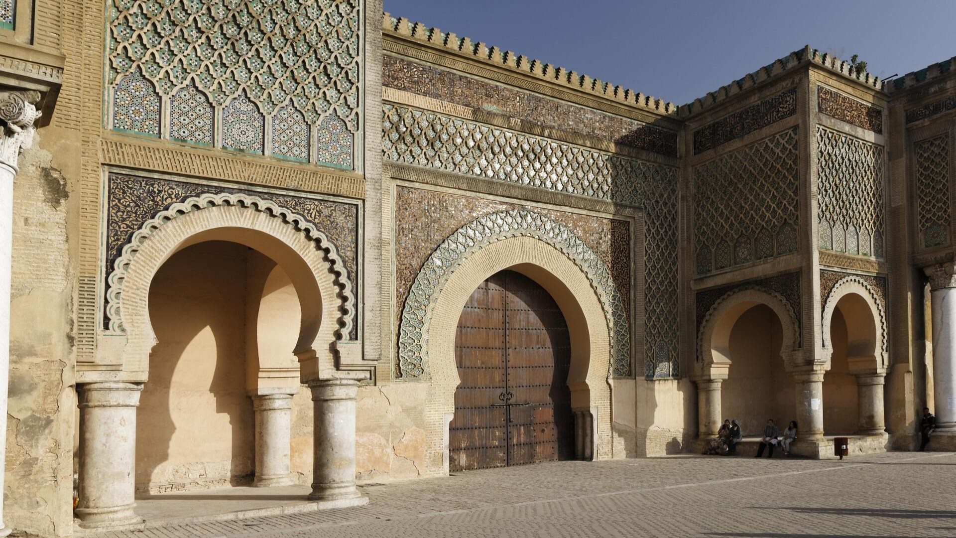 Входные ворота Баб-эль-Мансур, Мекнес.