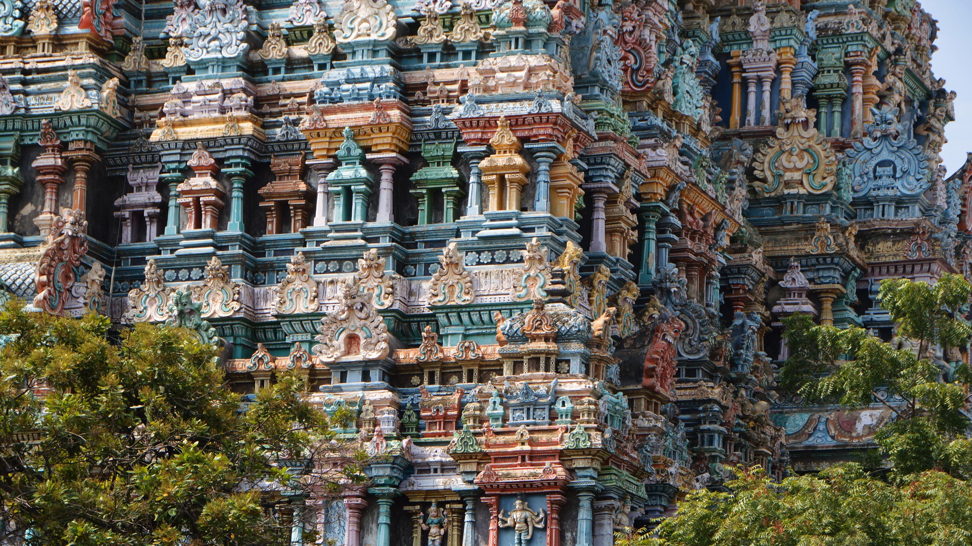 Храм Минакши в Мадурае.