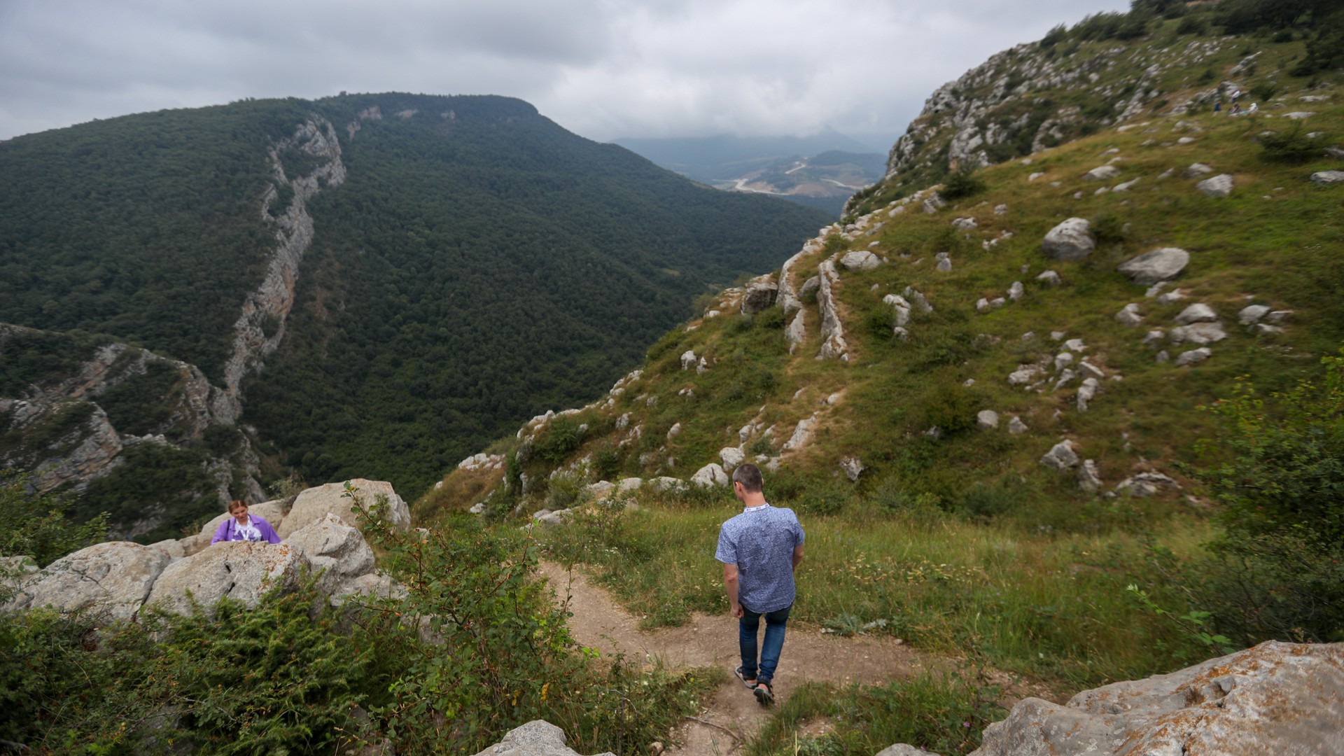Виды горных районов Шуши в Какрабае.