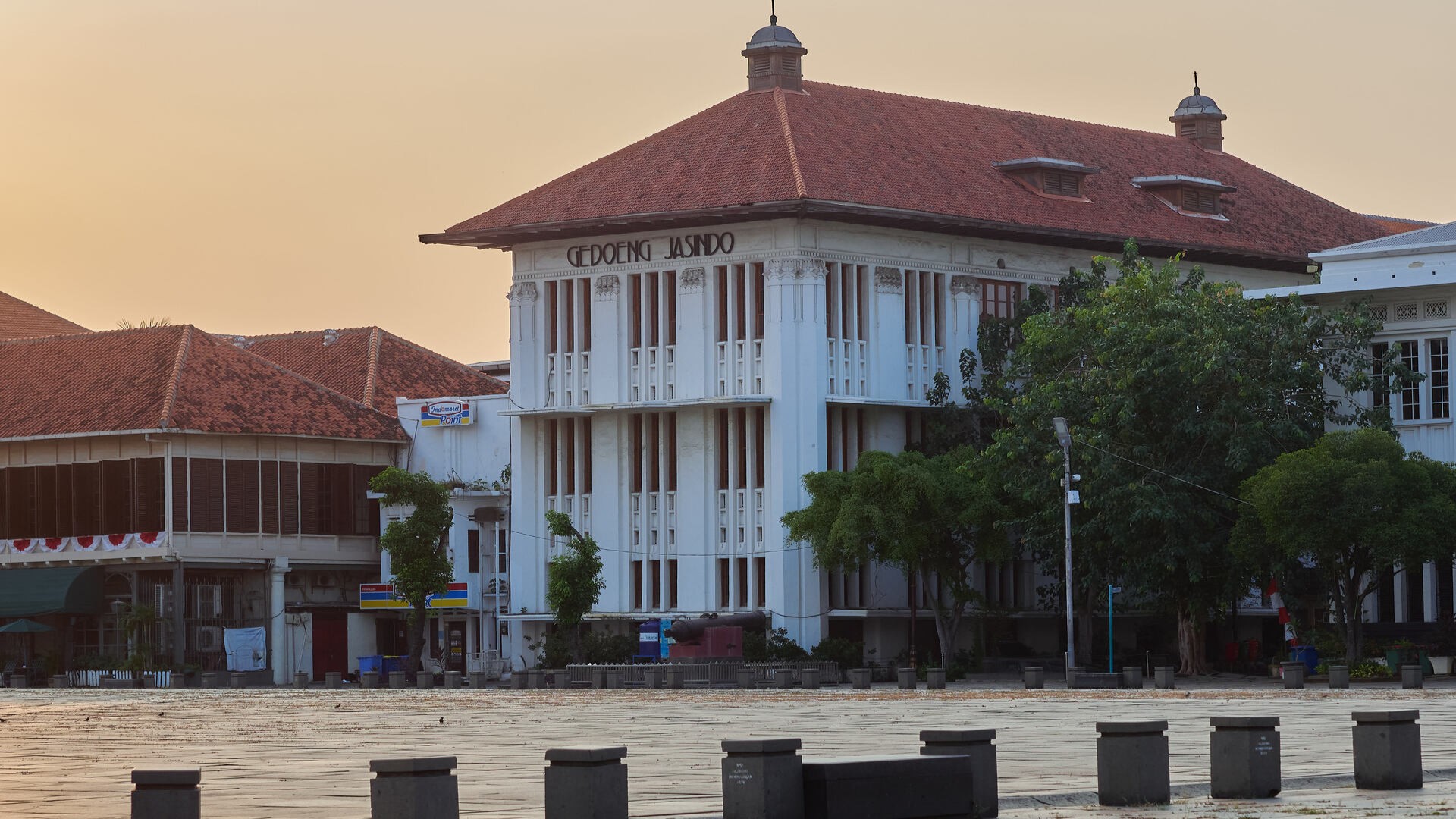 Старый город Kota Tua, Джакарта.