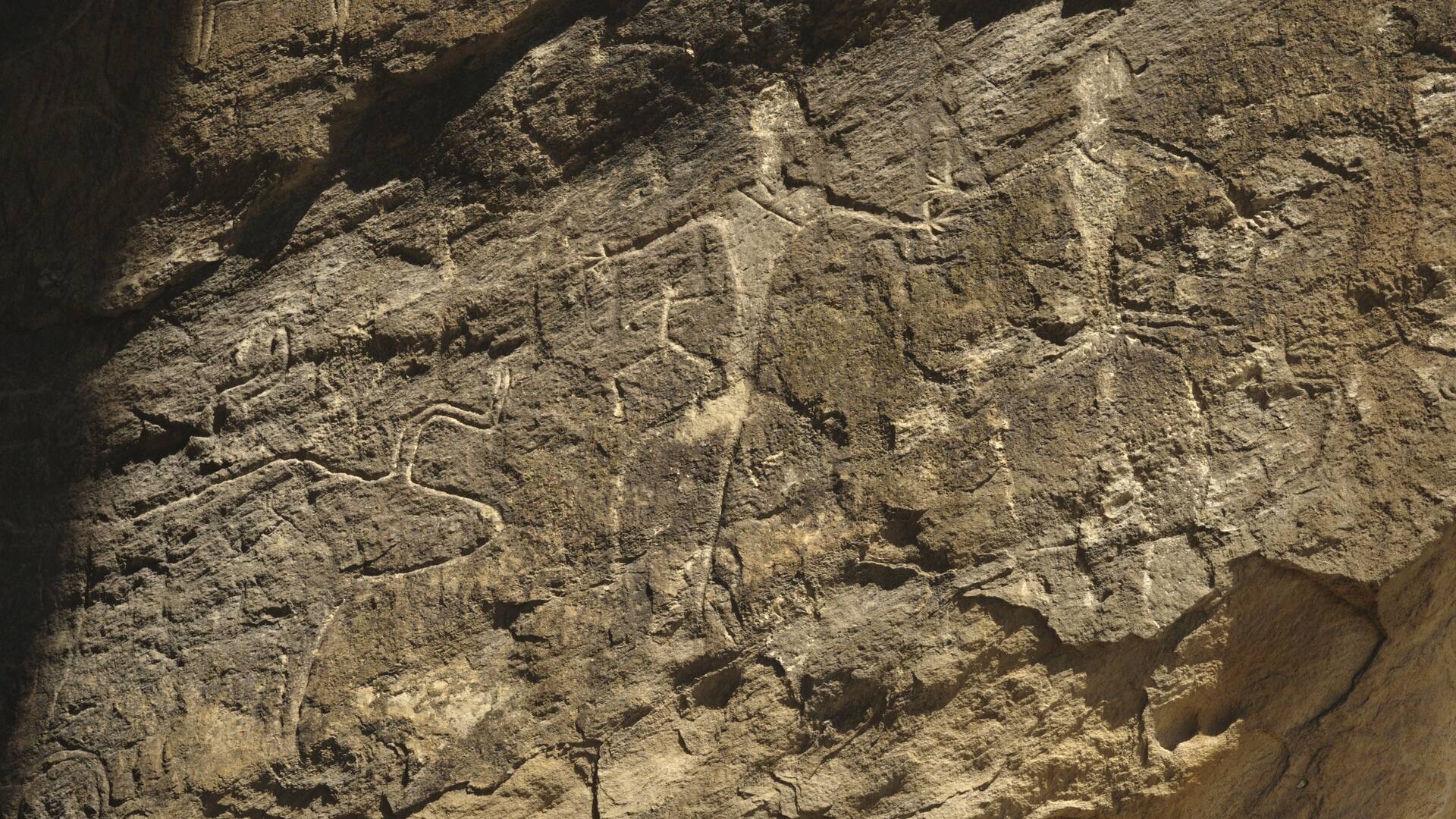 Петроглифы каменного века в Гобустане.