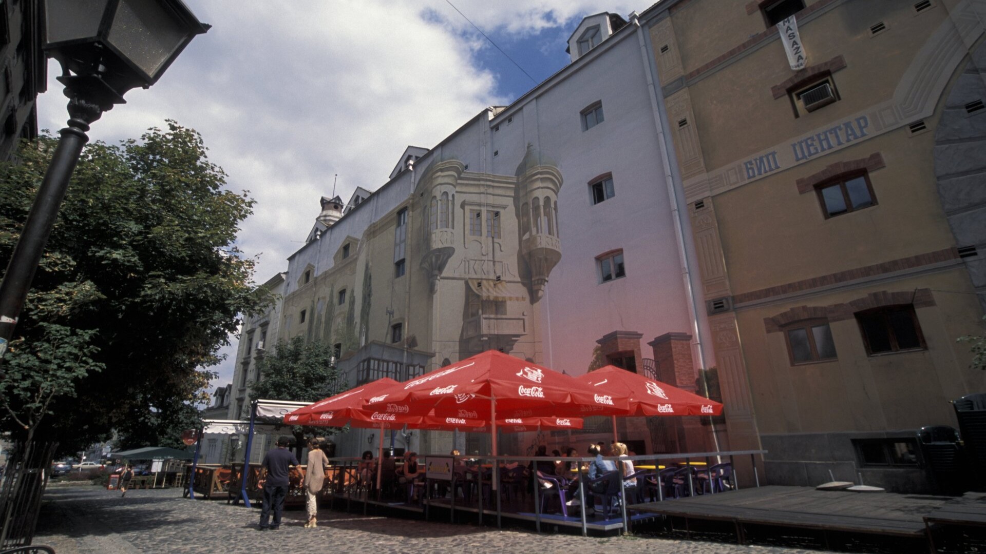 Пешеходная зона Скадарлия, Белград.