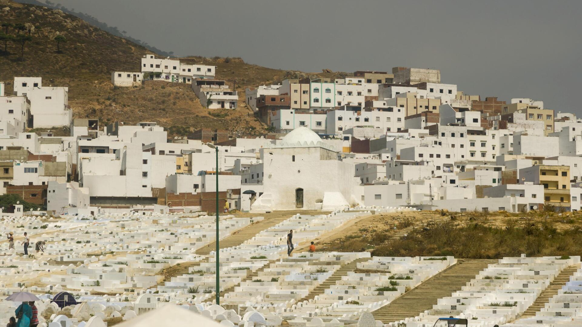 Городской пейзаж Тетуана, Марокко.