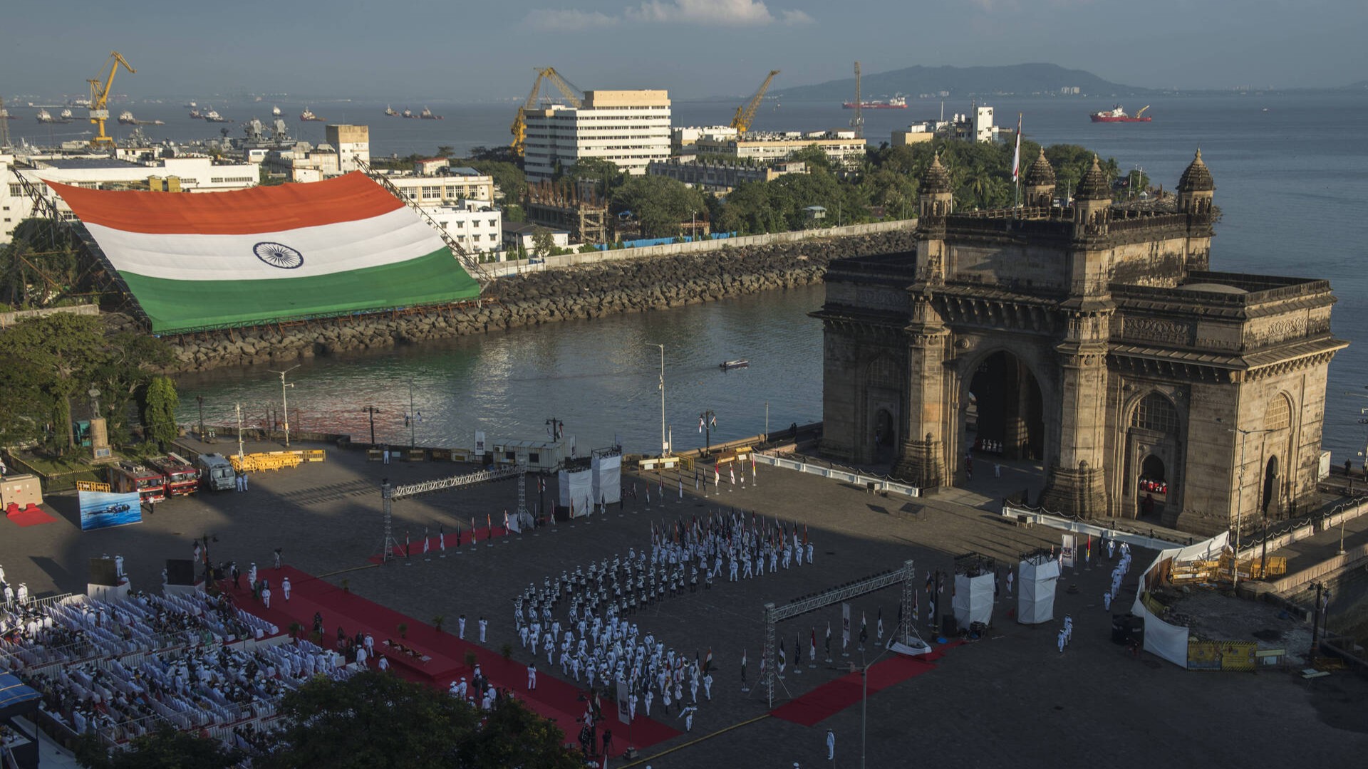 День ВМС у Ворот Индии, Мумбаи.